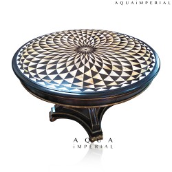 Star Bust Design Pietra Dura Table Top